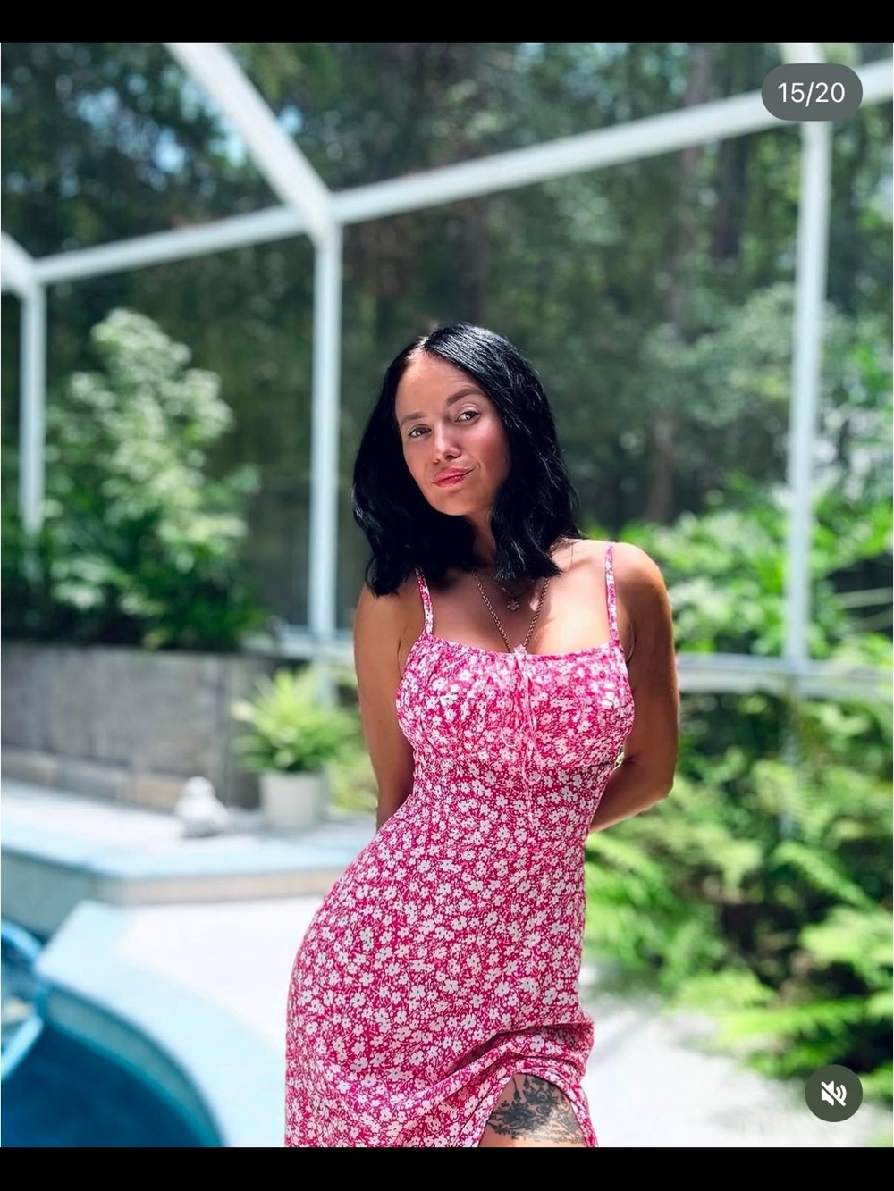 Pink Floral Sundress